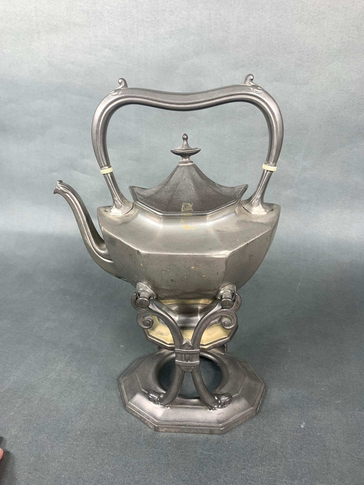 Antique Reed & Barton Pewter Tea Set