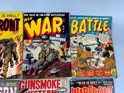 Group Lot of 10 Western & War Comic Books 10 Cents