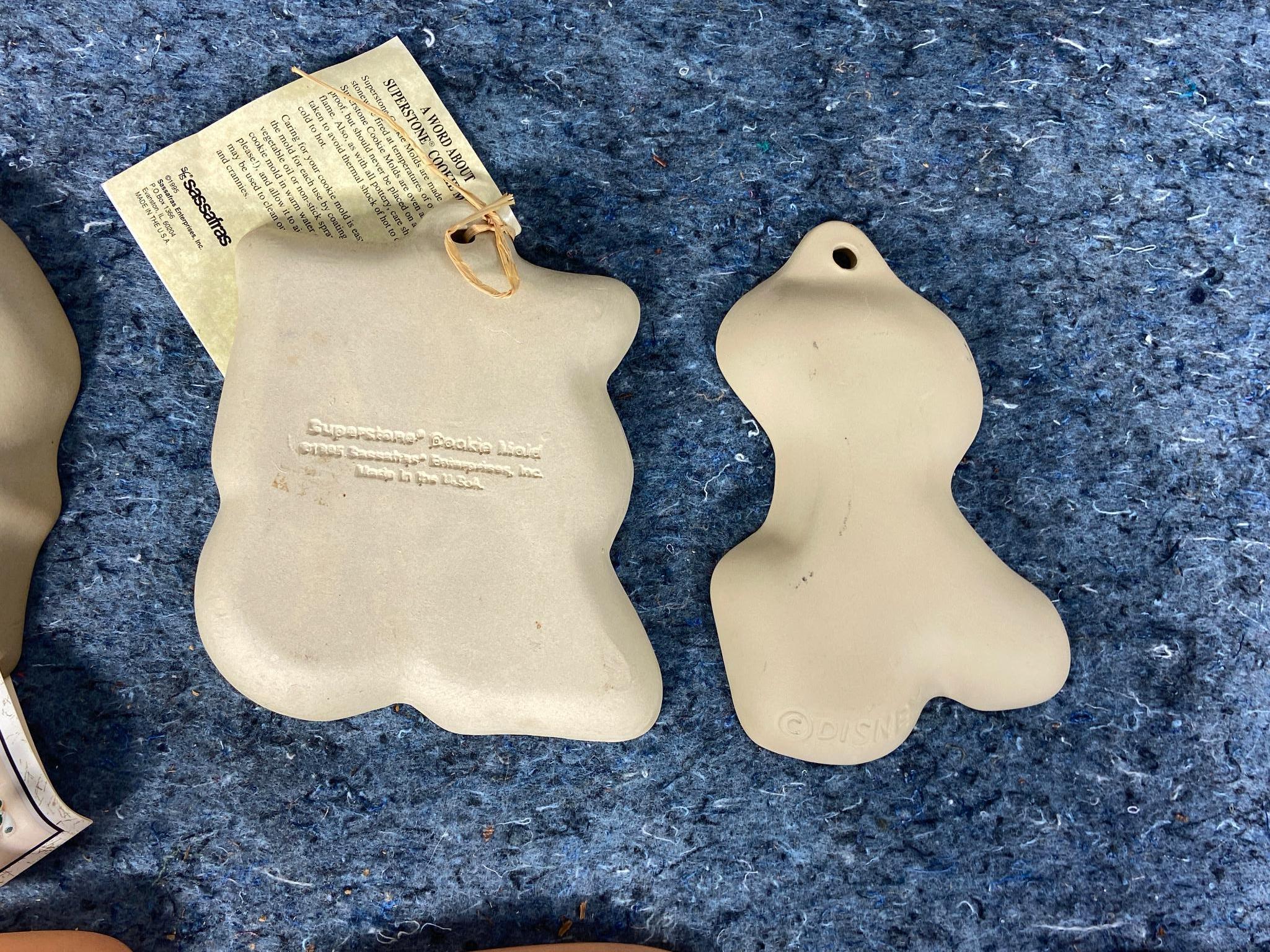 10 Vintage Cookie Molds including, Pumpkin, Dog, Bunny, Christmas, Turkey, and More