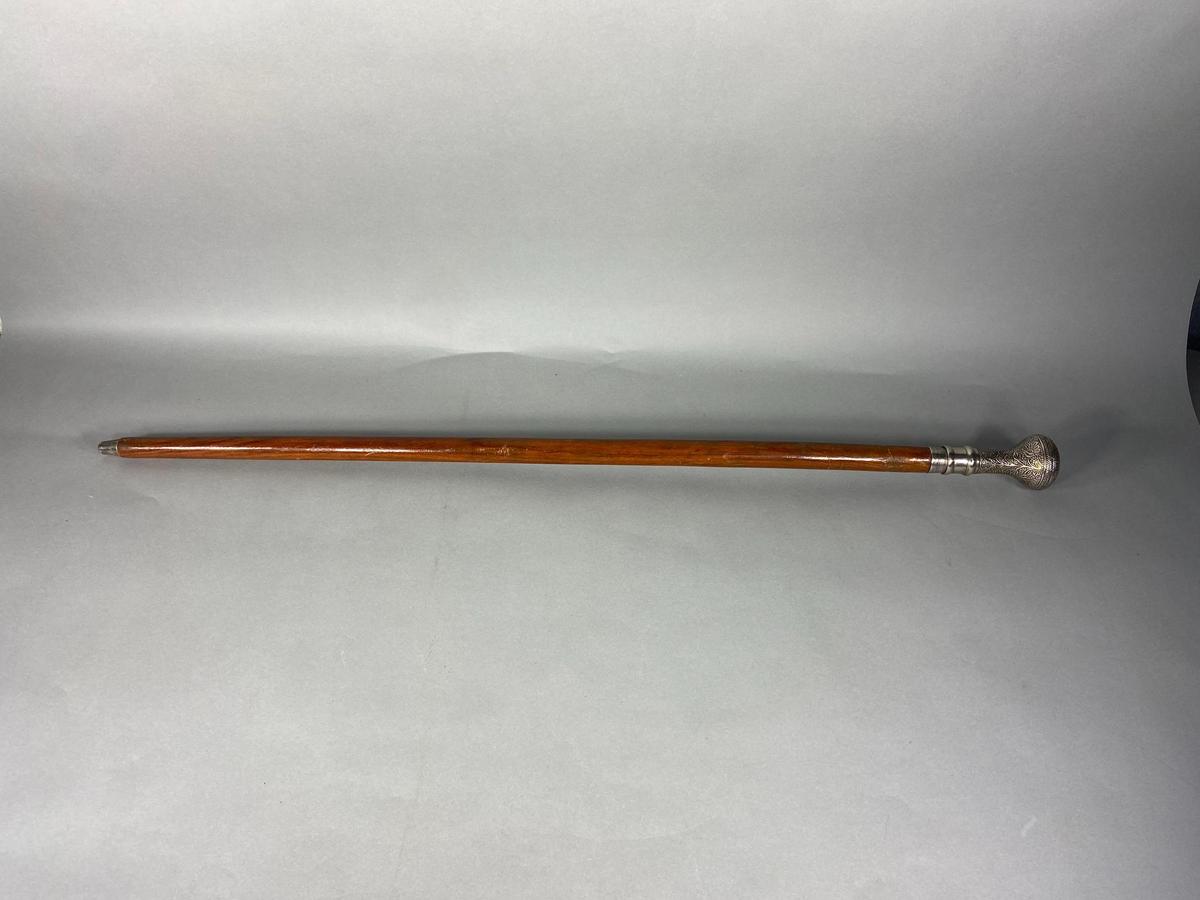 Unusual Antique Cane with Dice Compartment