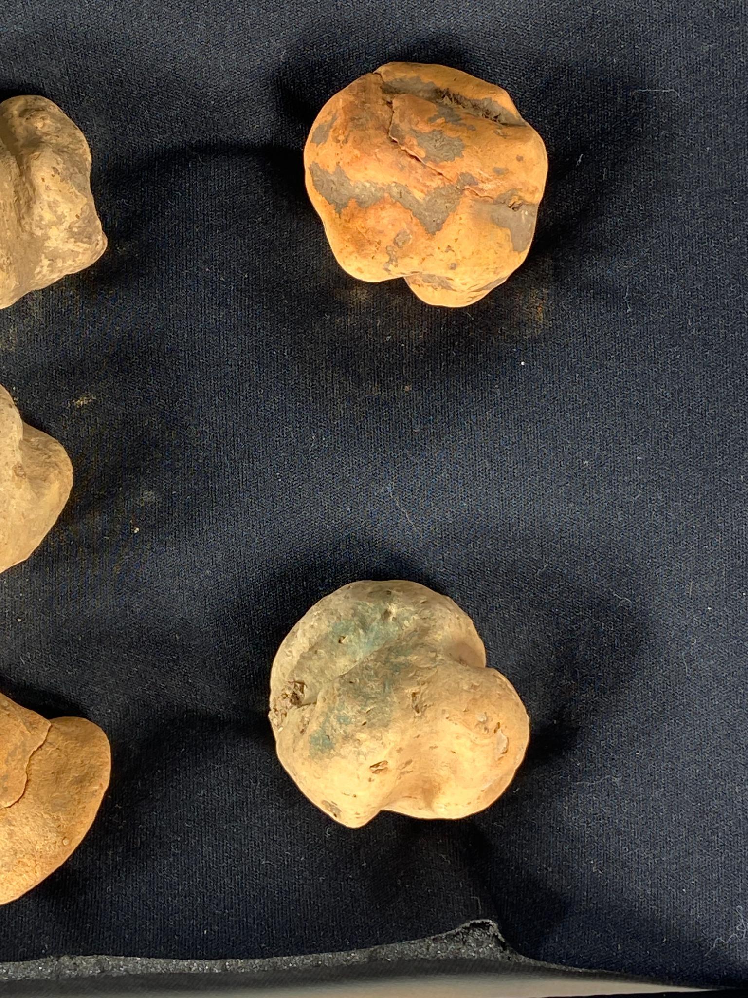 Group Lot of Late Archaic Baked Clay Briquettes Poverty Point