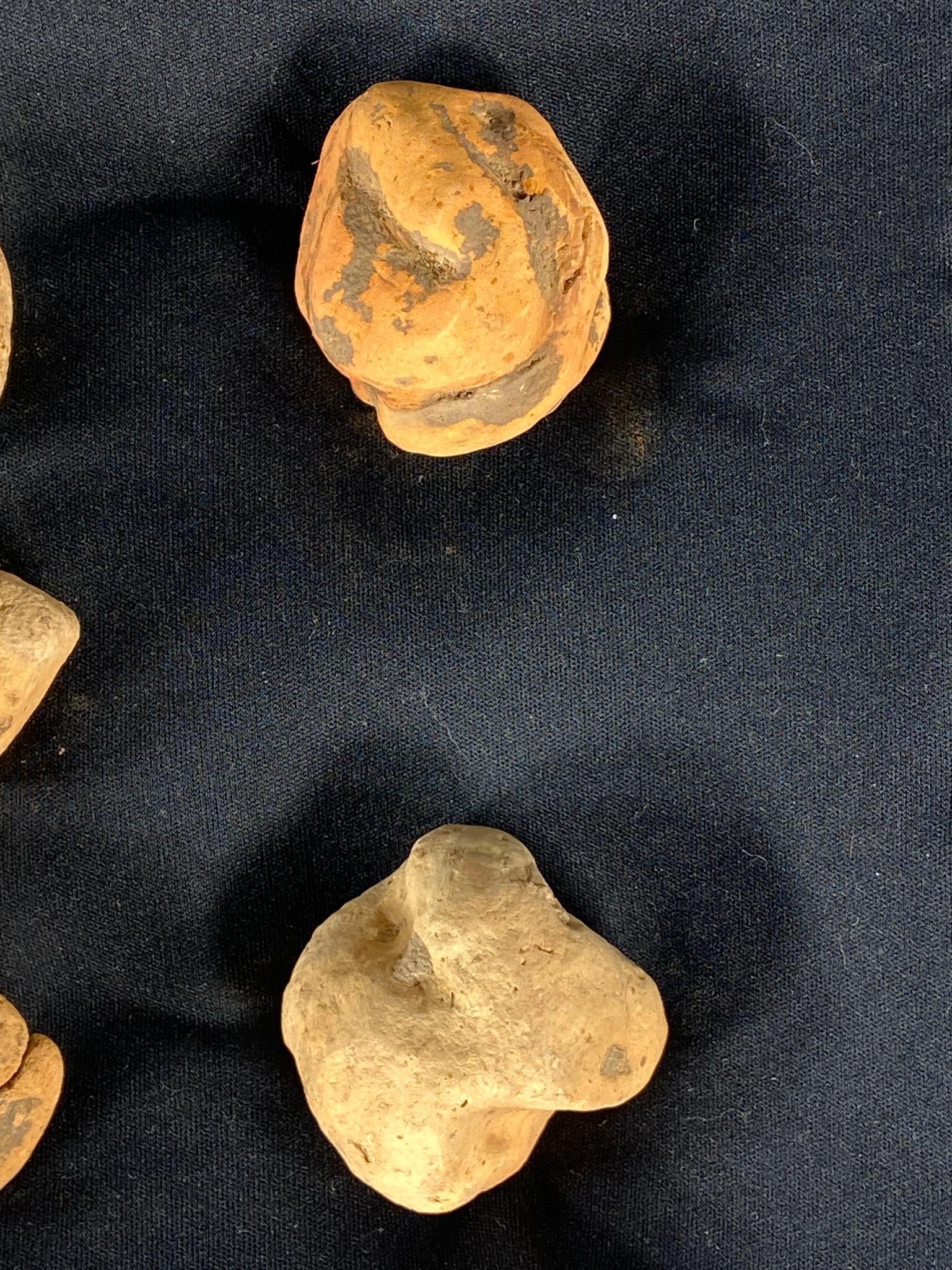 Group Lot of Late Archaic Baked Clay Briquettes Poverty Point