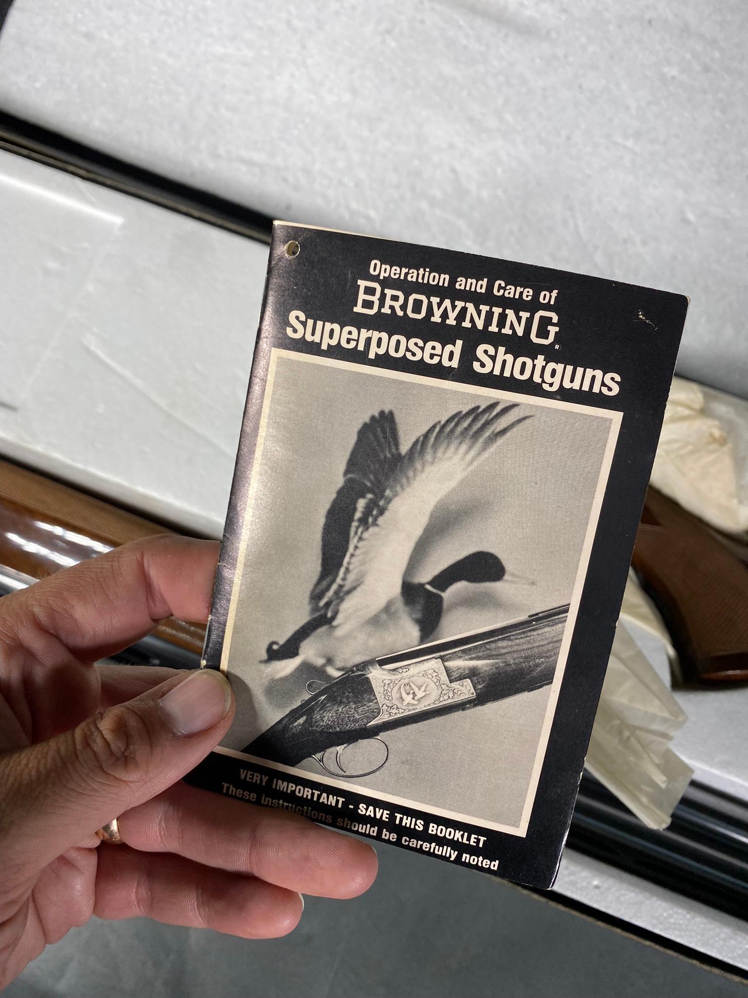Browning Superposed O/U Shotgun Box 12 ga