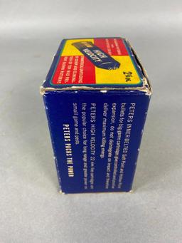 Antique Peters High Velocity Shotgun Shell Box