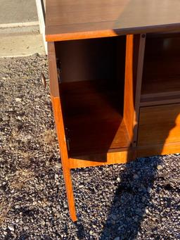 Modern Entertainment Center Cabinet with Doors & Drawer