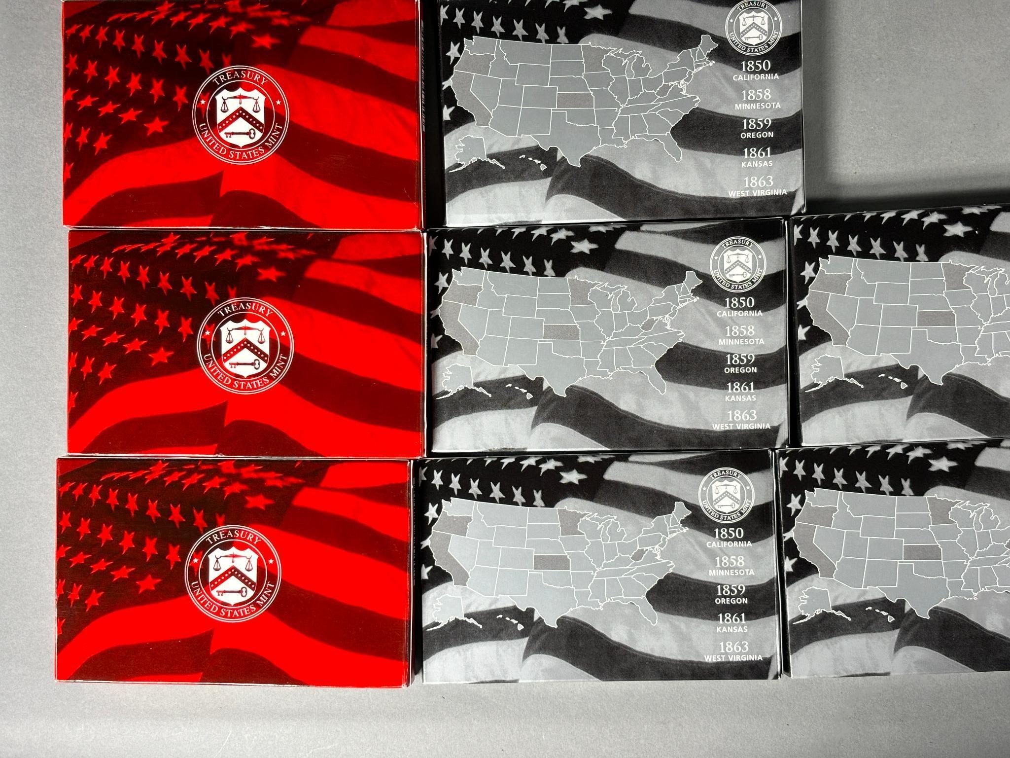 Group Lot of 16 Silver Proof Sets US Mint