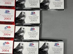Group Lot of 16 Silver Proof Sets US Mint