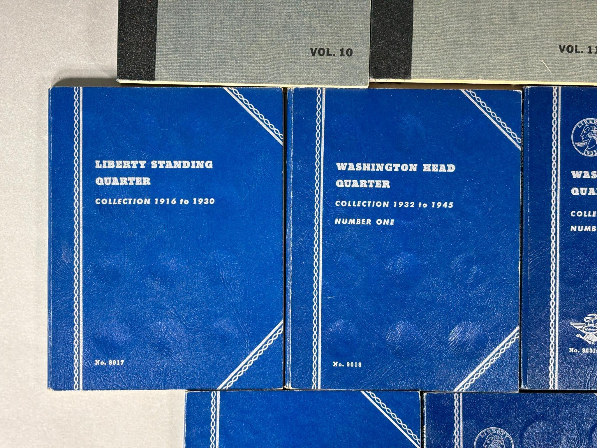 Silver Coins in Collector Books Antique