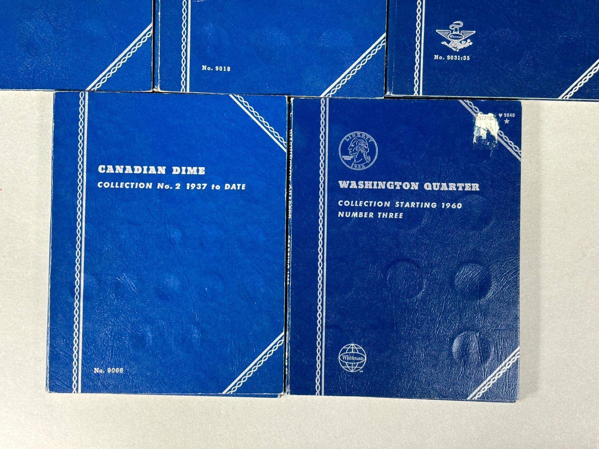 Silver Coins in Collector Books Antique