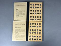 Silver Coins in Collector Books Antique