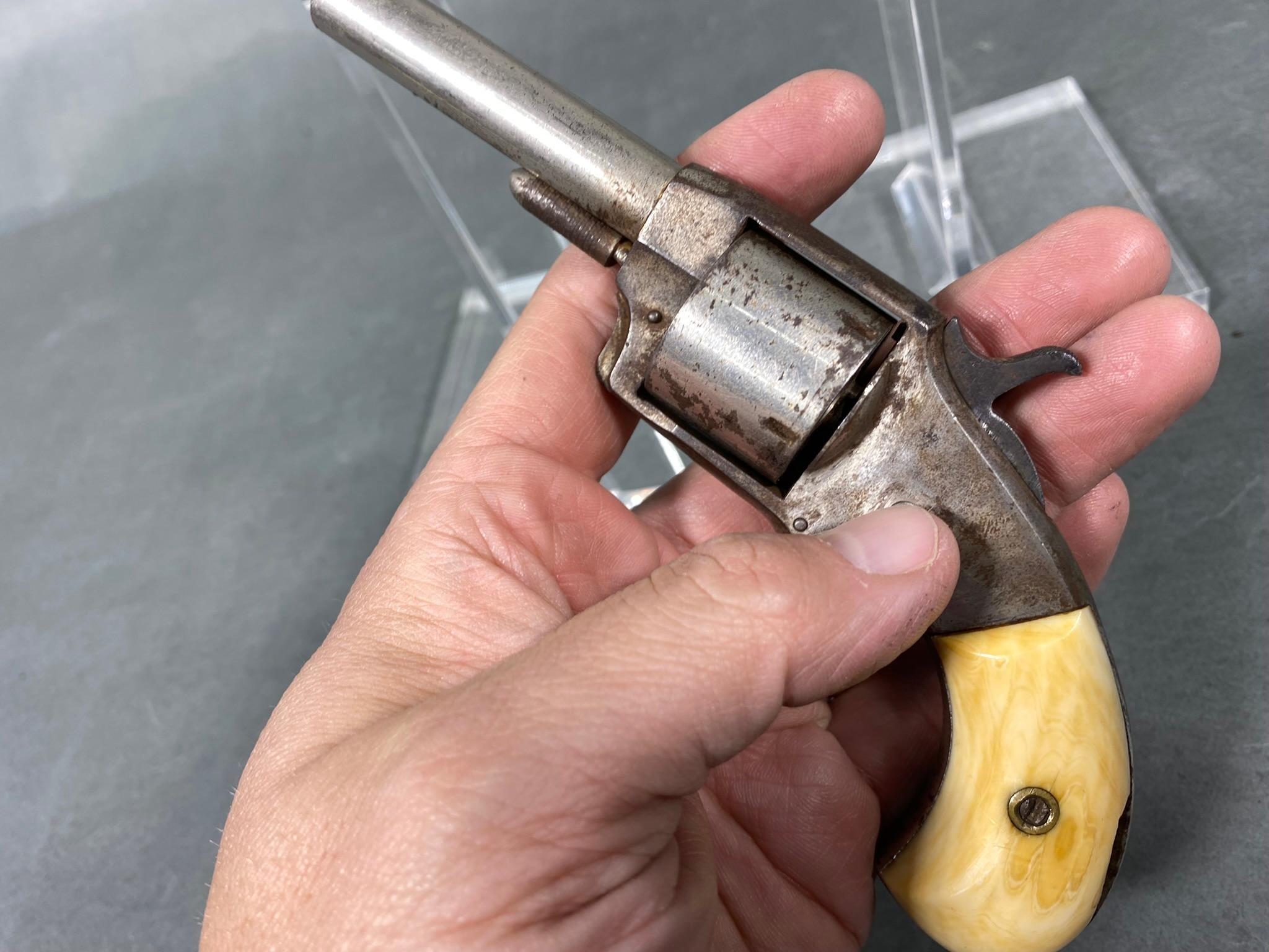 Antique Revolver Pistol "Defender" 30 Cal Colt Clone