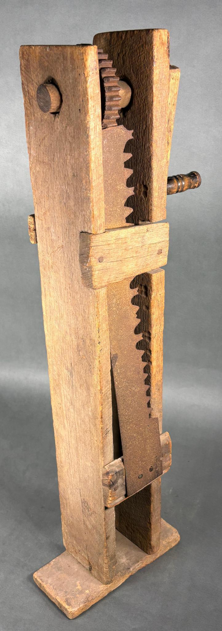 WWI FIELD MADE TRENCH GAS ATTACK CLACKER - RATTLE