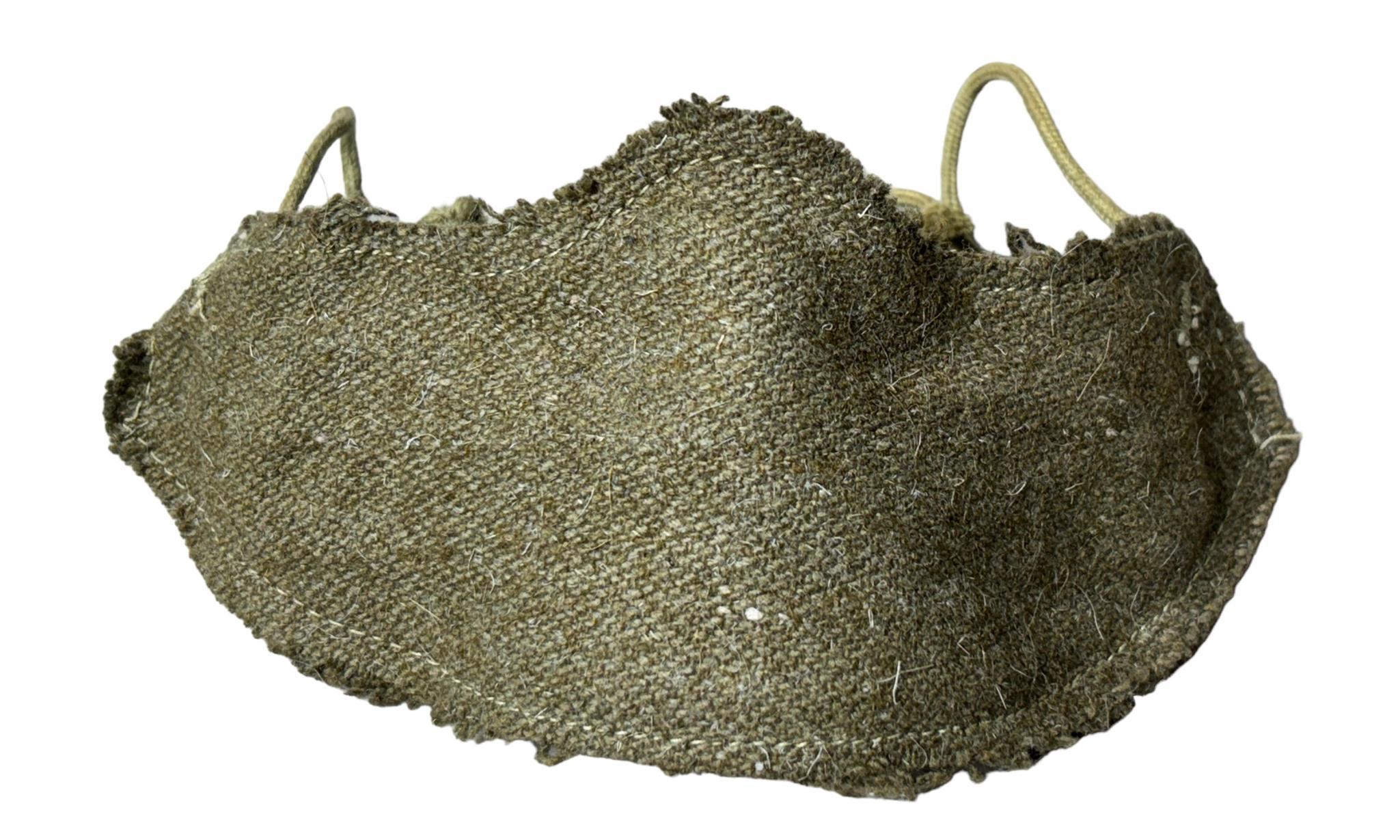 WWII JAPANESE ARMY WINTER HAT W/ NOSE SHIELD