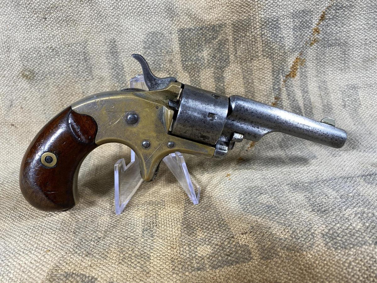 COLT OPEN TOP REVOLVER 22RF 1870S ERA