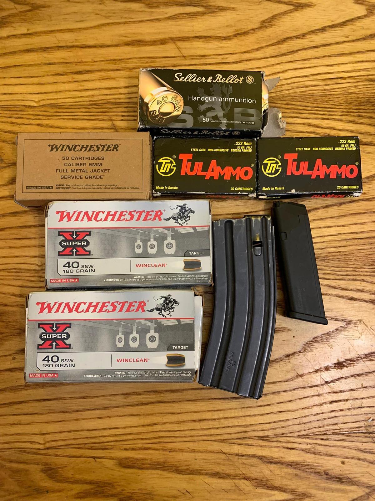 Group of Ammo & Magazines