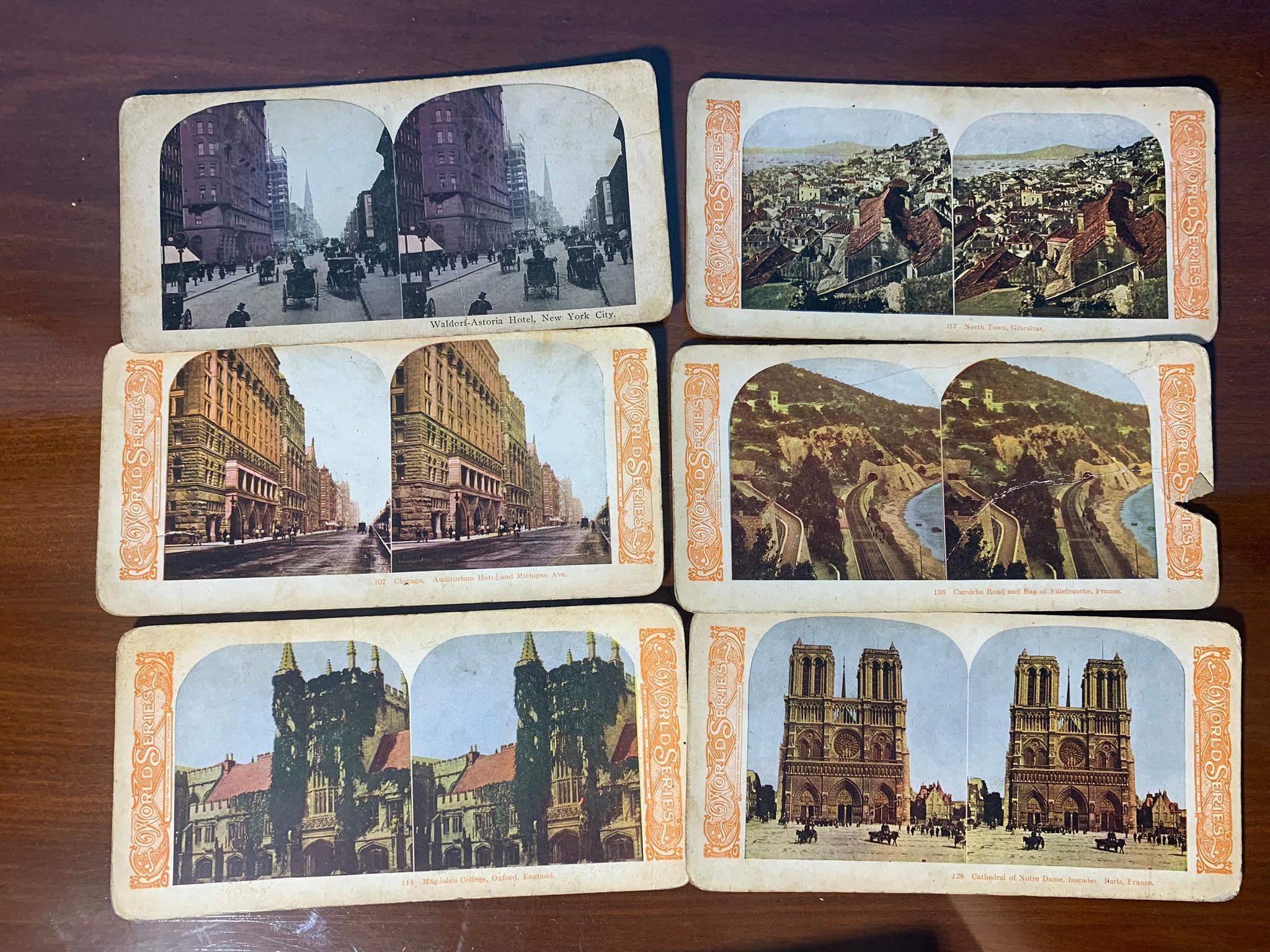 Stereoscope with Stereoview Photos