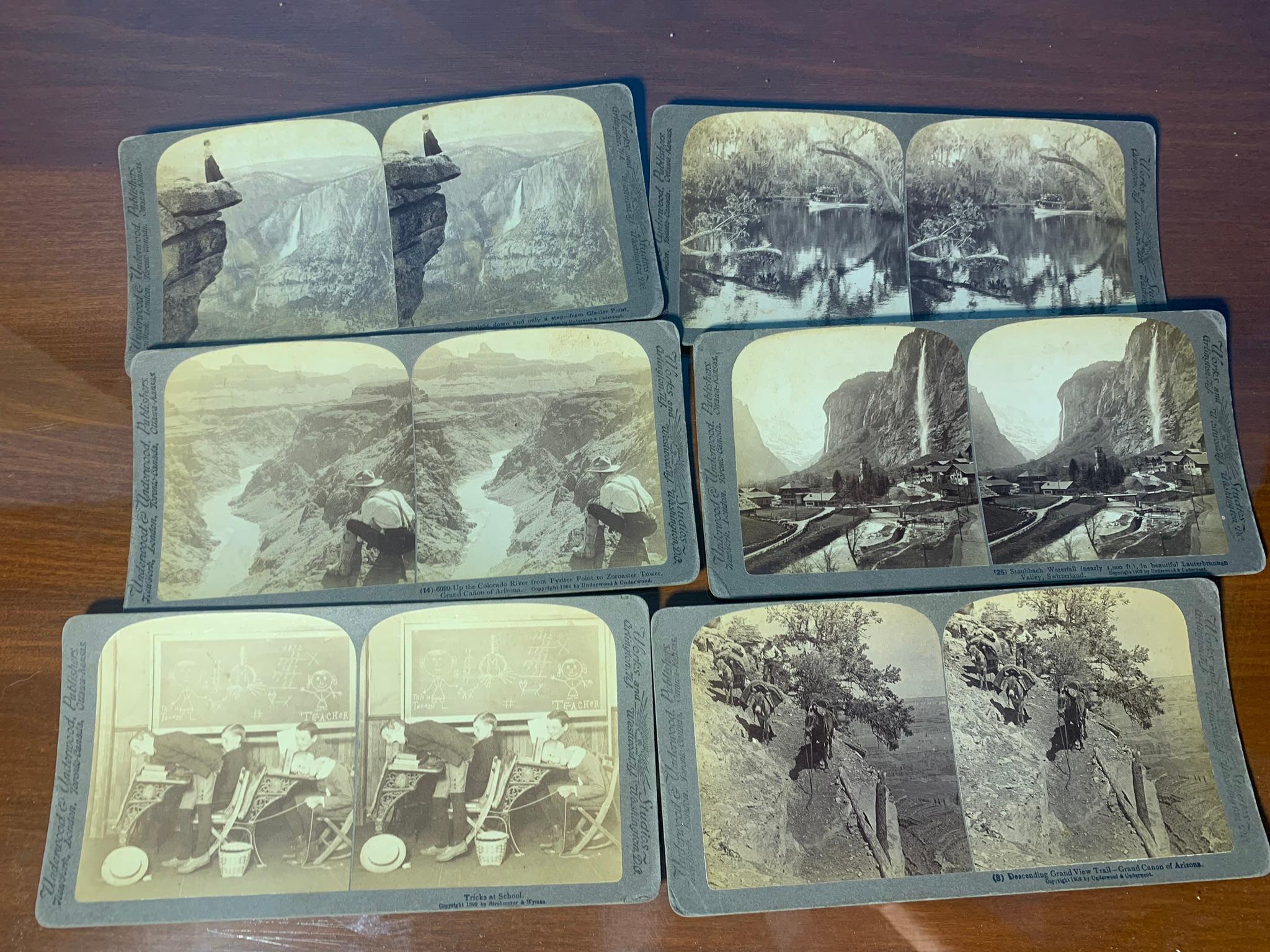 Stereoscope with Stereoview Photos