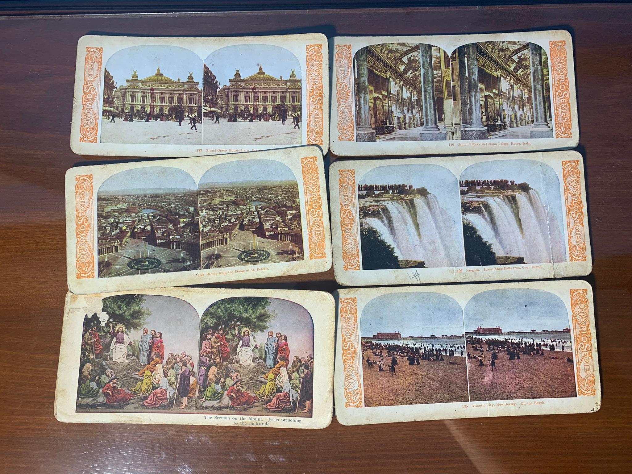 Stereoscope with Stereoview Photos