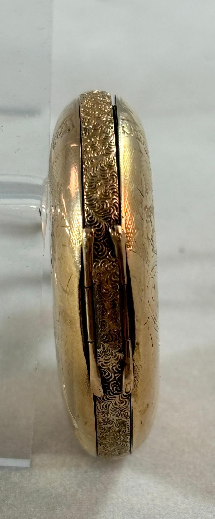 Antique Gold Filled Waltham Pocket Watch 6 size 15J