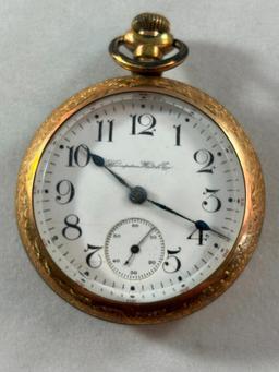 Two Gold Filled Pocket Watches 18 size Dueber Grand 18 Size Elgin