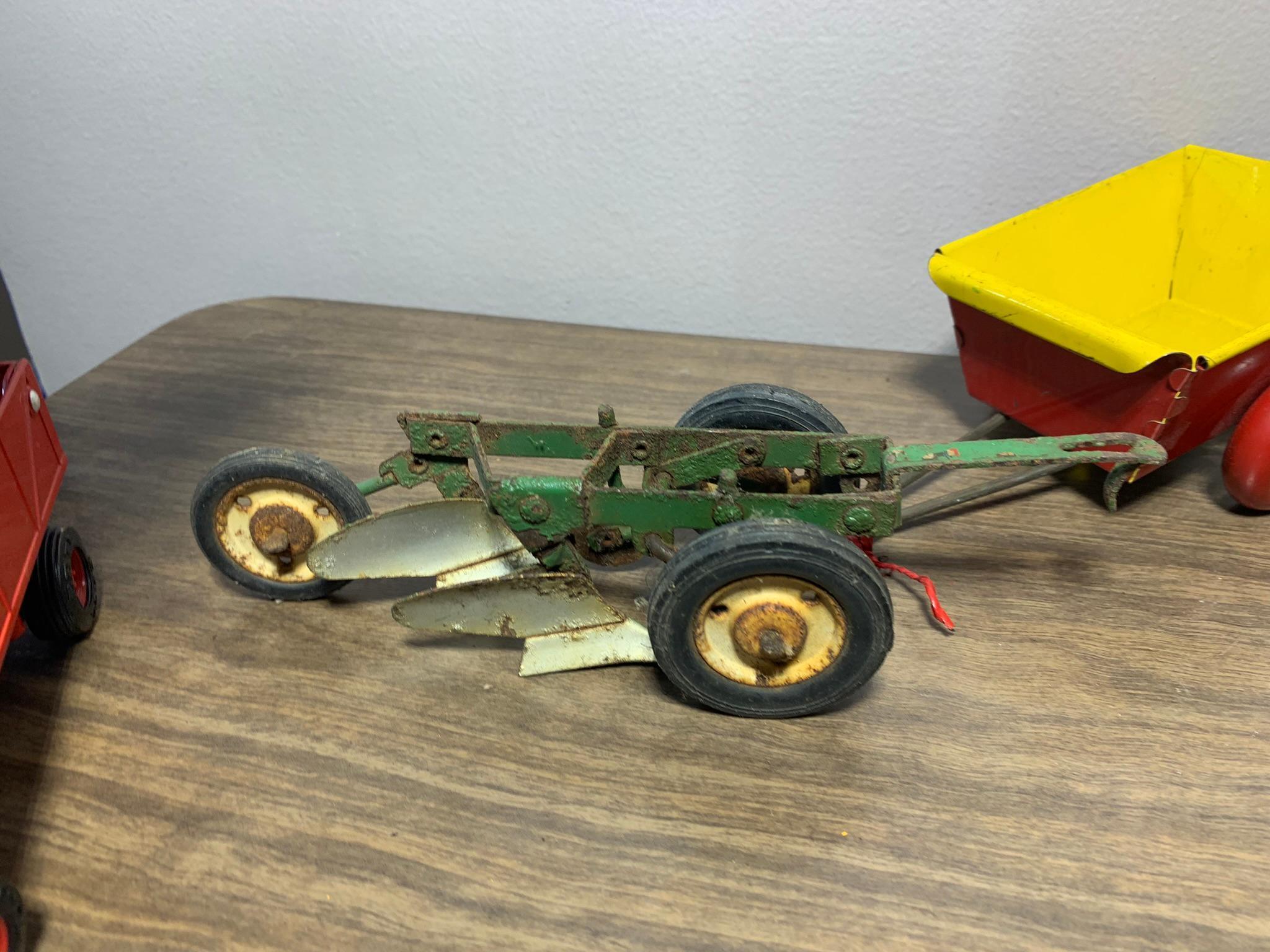 Diecast & Plastic Tractors, Implements and Cars - Some by Ertl