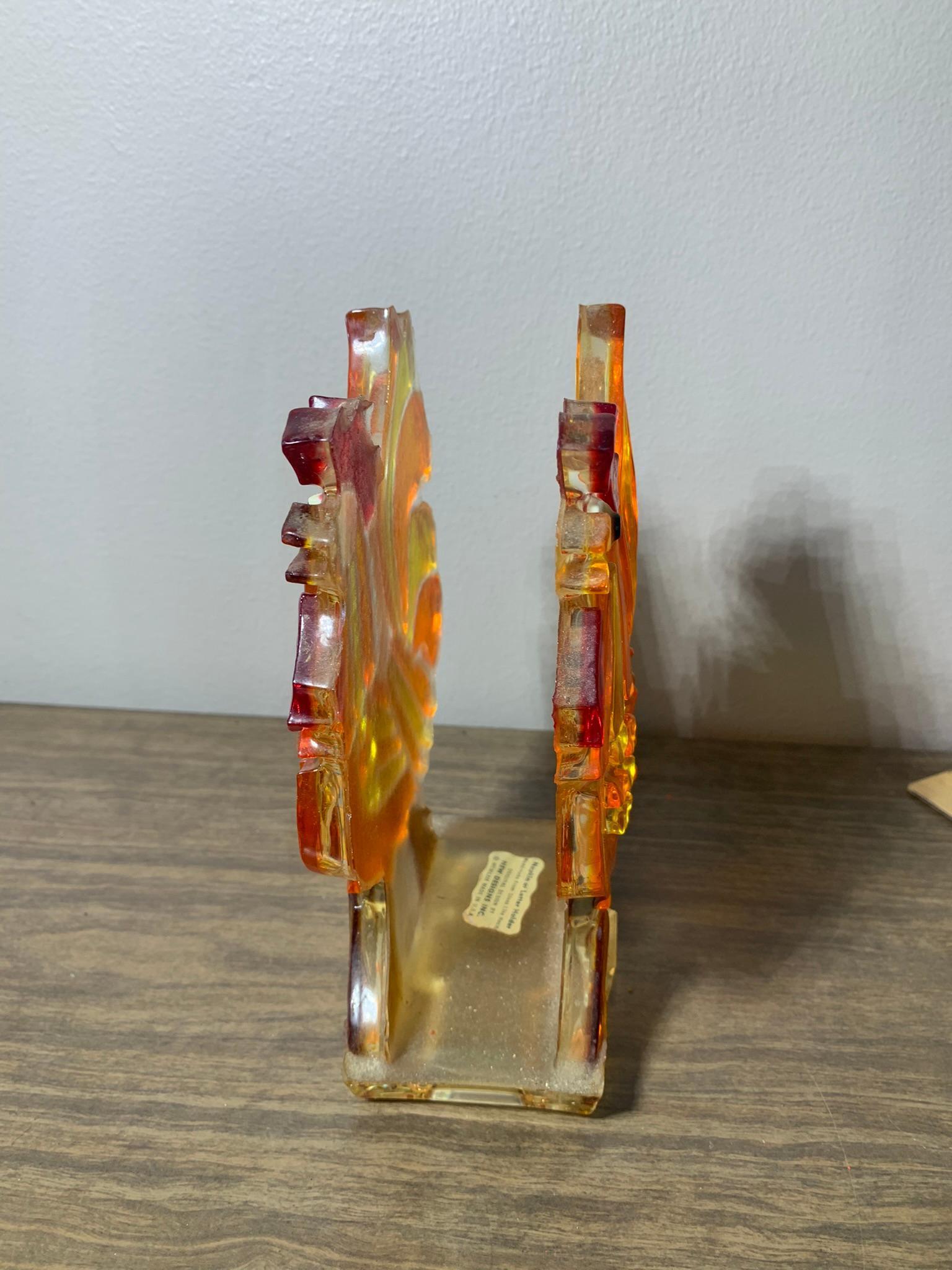 MCM Resin Rooster Napkin Holder