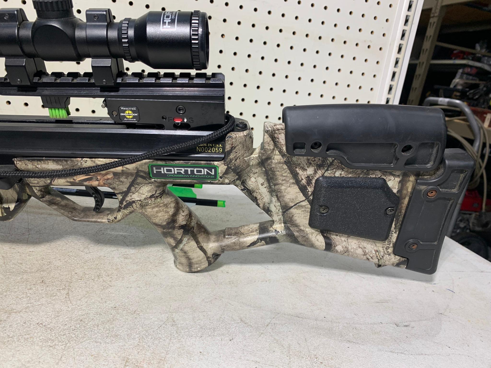 Horton Legend Ultra Lite Crossbow with Horton Scope and Arrow Accessories and Soft Case