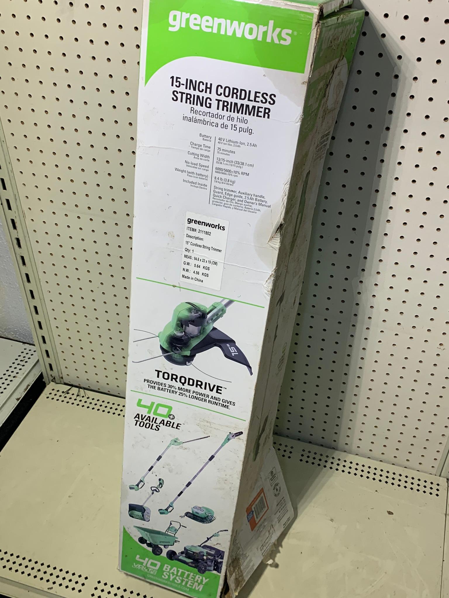 Greenworks String Trimmer (NO BATTERY)