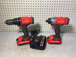 Craftsman Drill / Driver, Charger and 2 Batteries