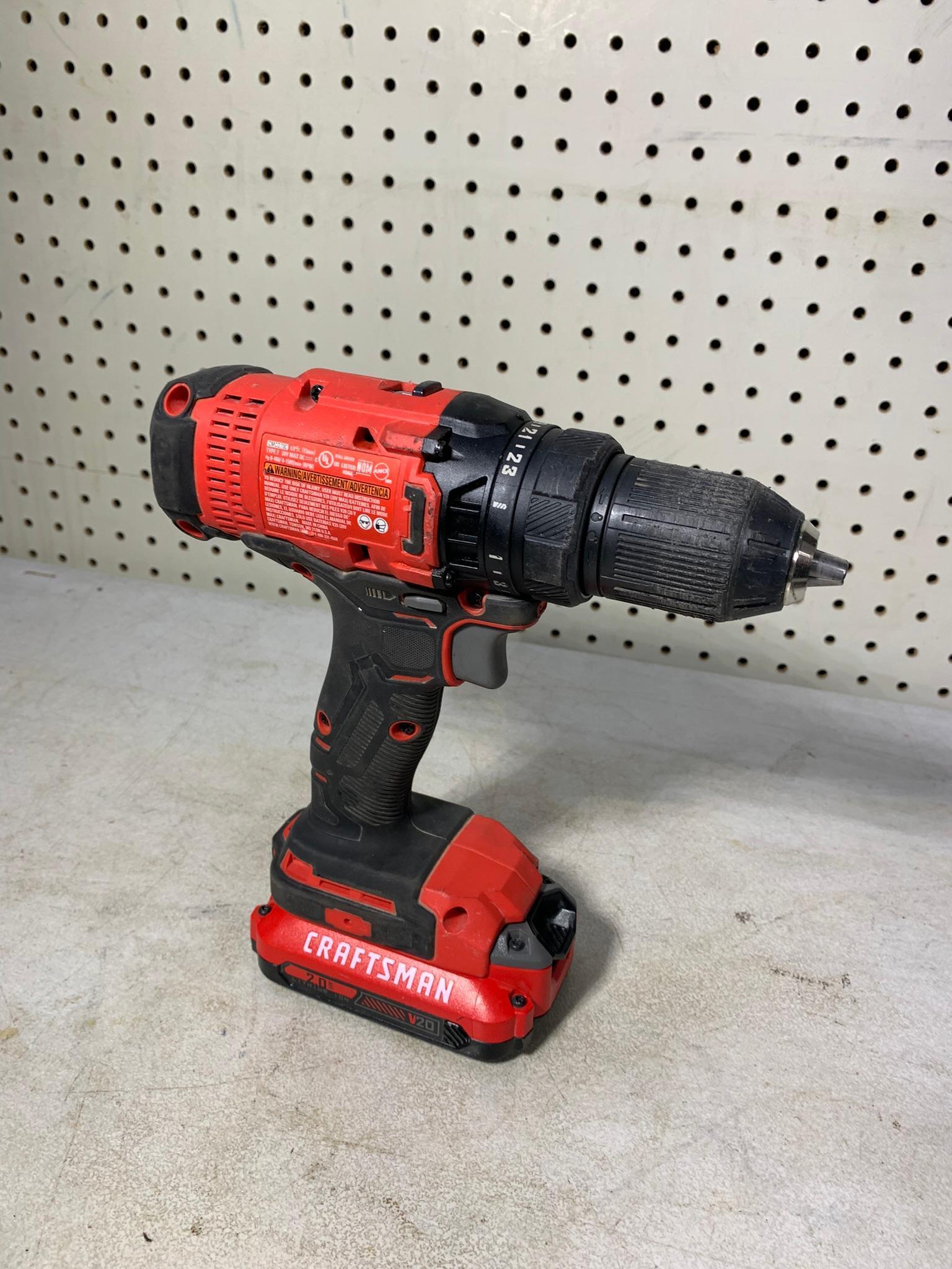 Craftsman Drill / Driver, Charger and 2 Batteries