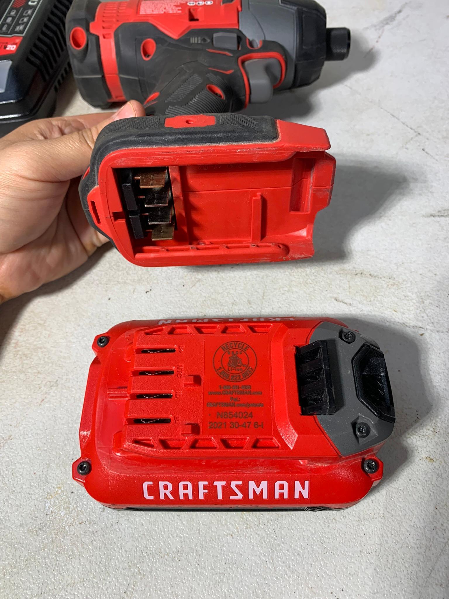 Craftsman Drill / Driver, Charger and 2 Batteries