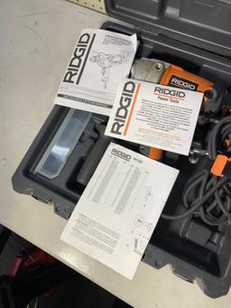 Ridgid Tool Spade Handle Drill in Case