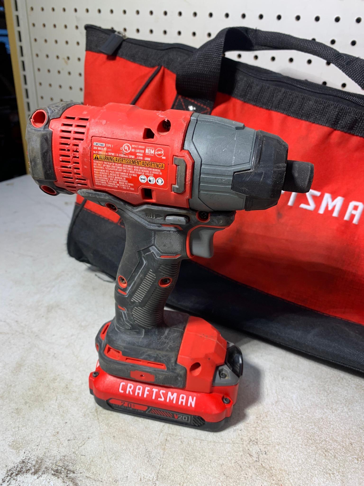 Craftsman Combo Tool Kit - Drill, Reciprocating Saw, Light, Drills & Oscillating Multi Tool, plus...