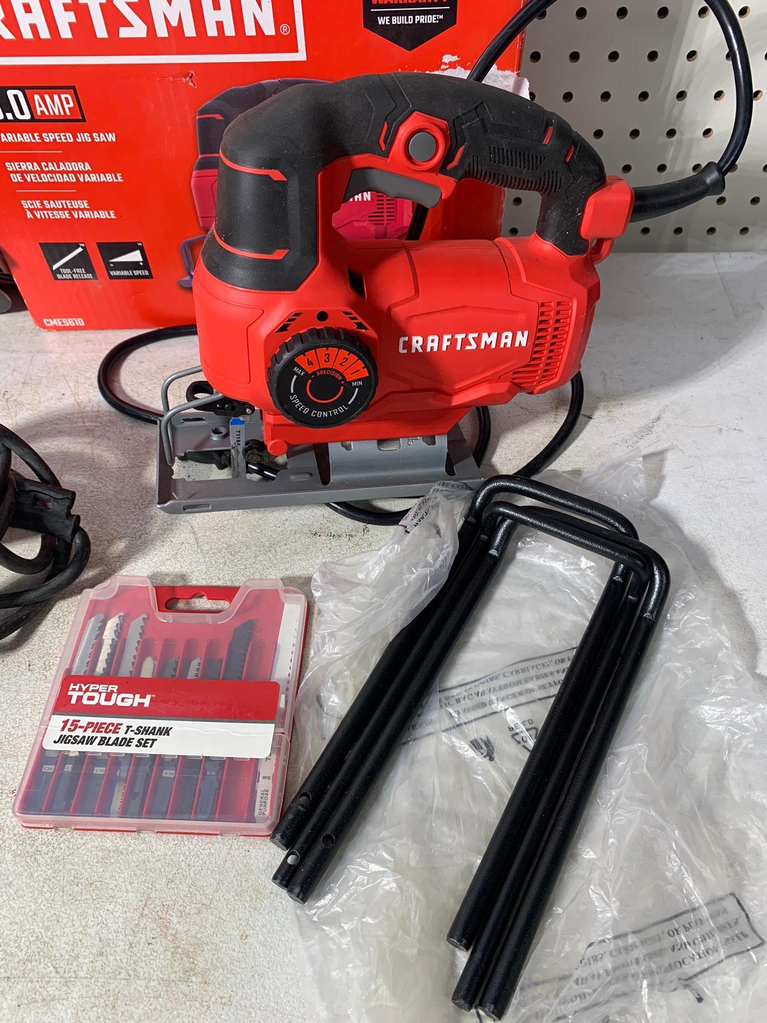 Craftsman Sander, Rockwell Oscillating Saw, Craftsman Jig Saw, & Craftsman Detail Sander