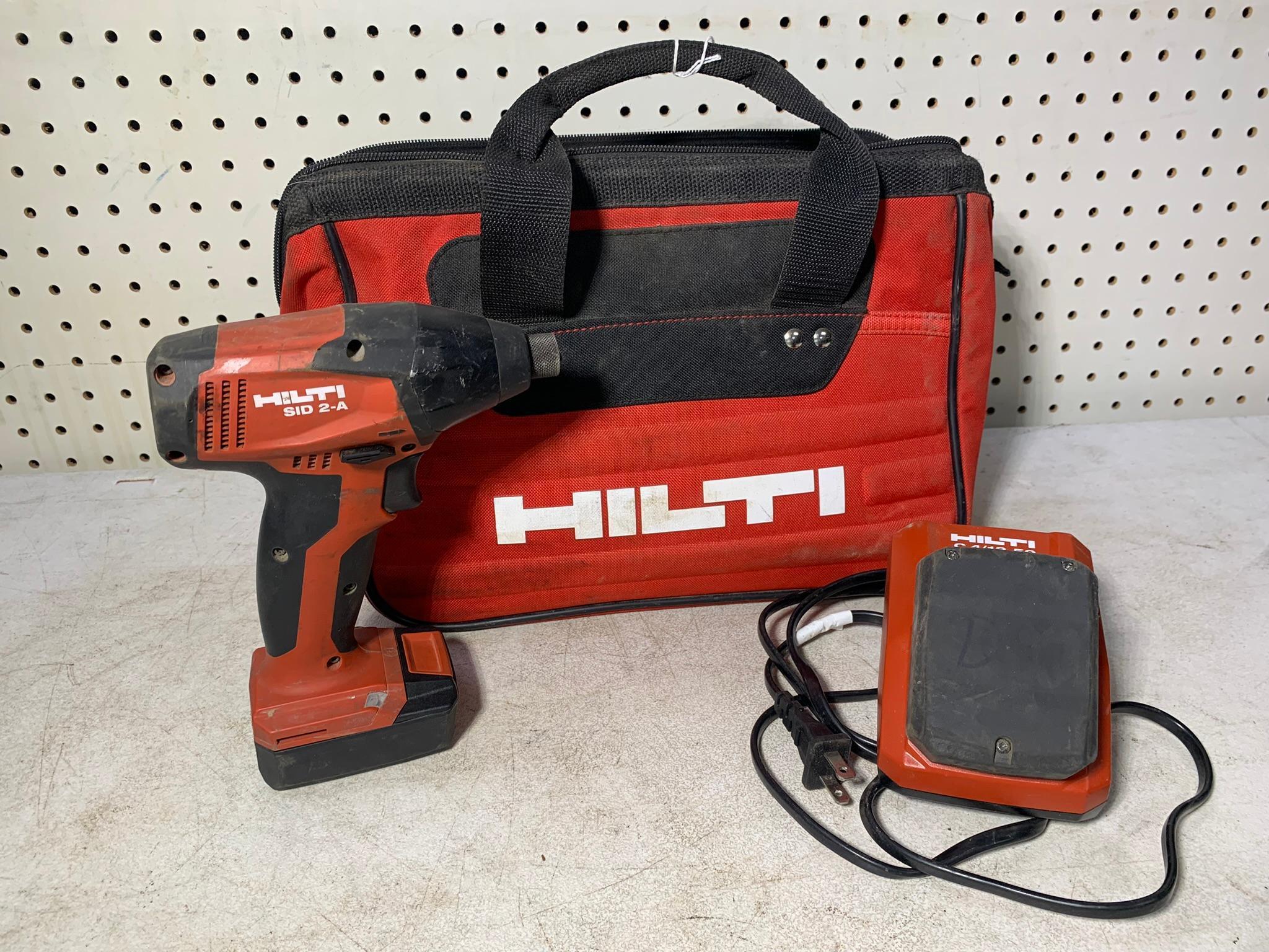 Hilti Impact Driver with Batteries, Charger and Bag