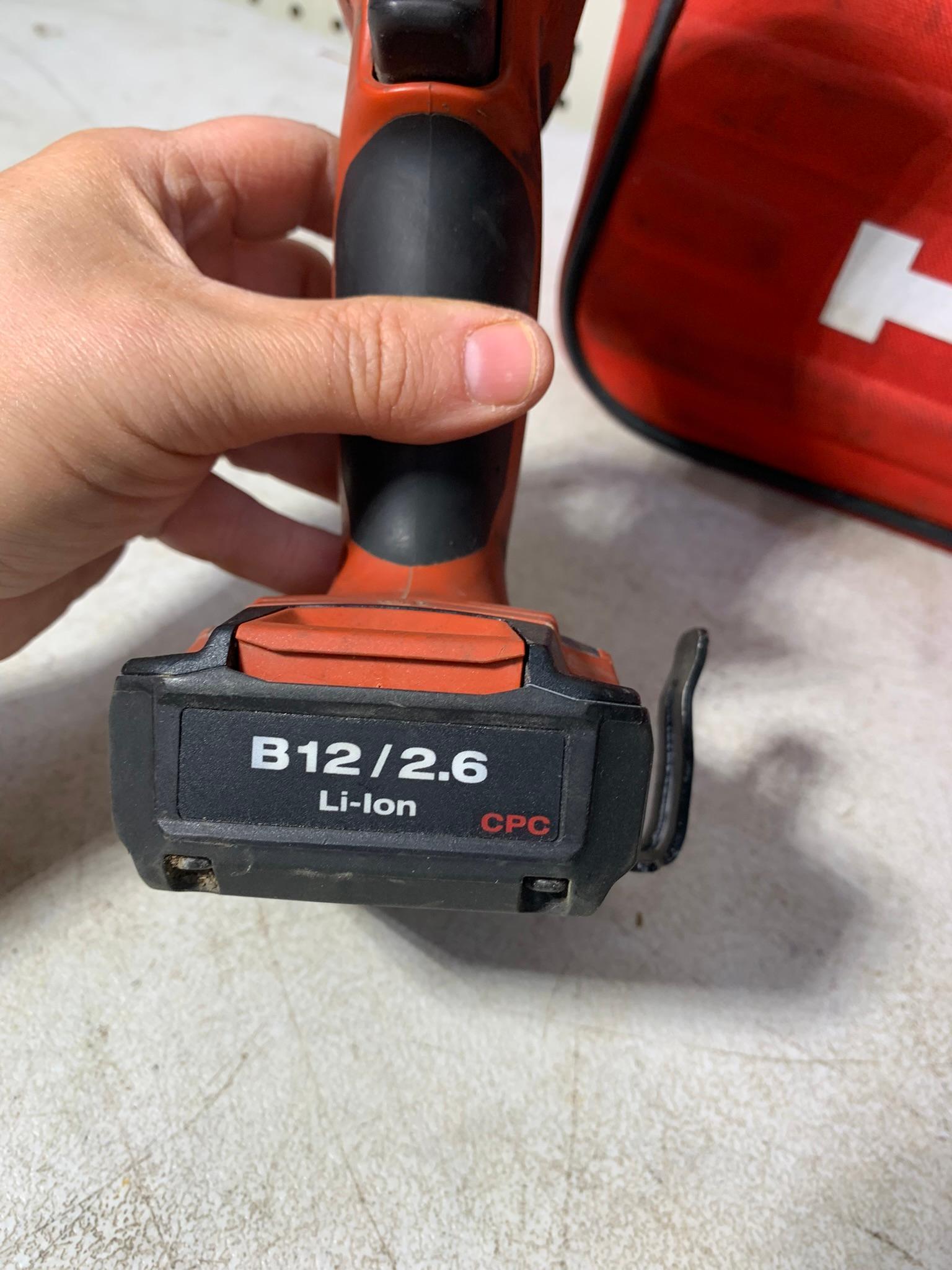 Hilti Impact Driver with Batteries, Charger and Bag