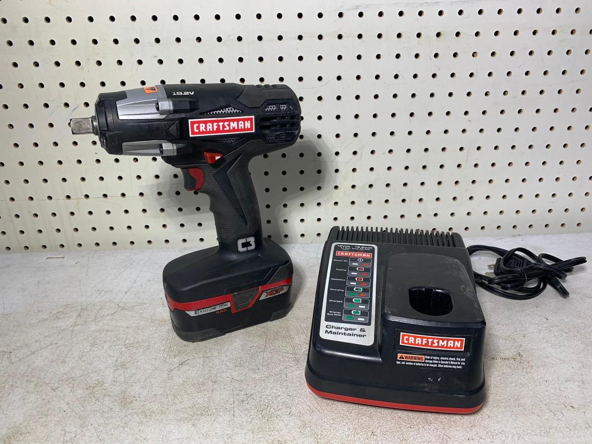 Craftsman Impact Wrench with Battery and Charger