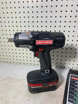 Craftsman Impact Wrench with Battery and Charger