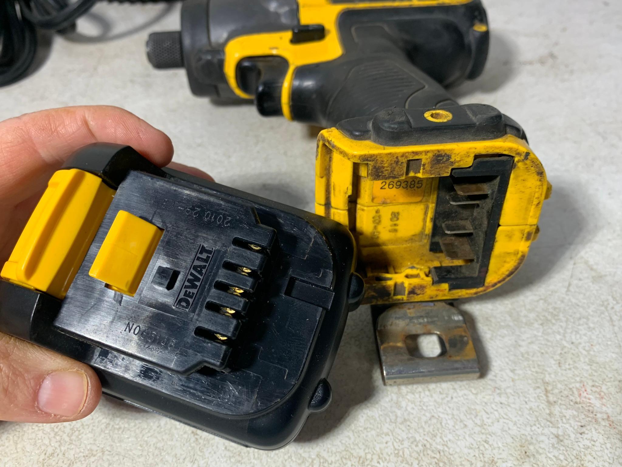 Dewalt Impact Driver, Drill, Battery and Charger