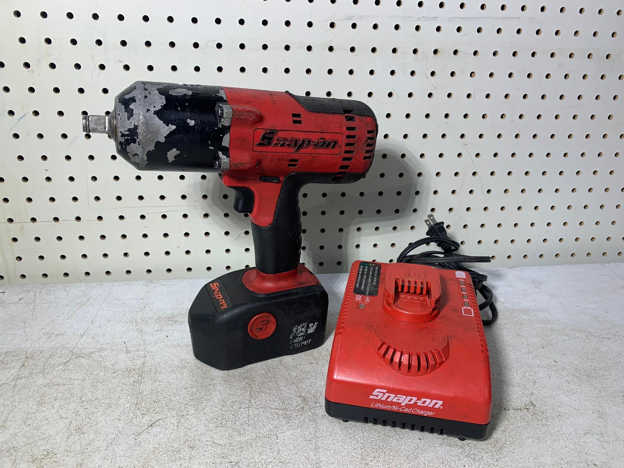 Snap-On Impact Wrench with Battery and Charger