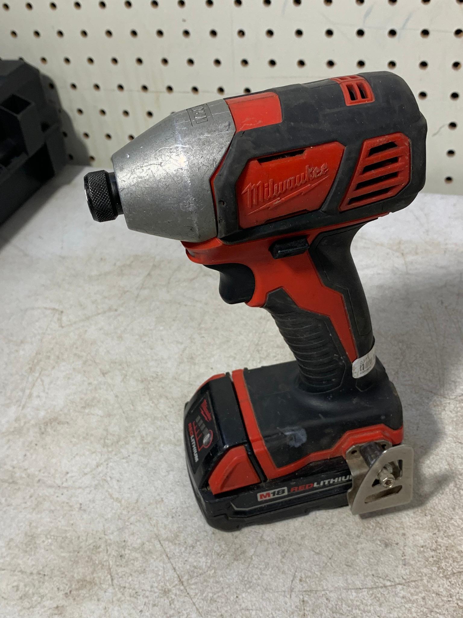 Milwaukee Drill, Impact Driver, Batteries & Charger