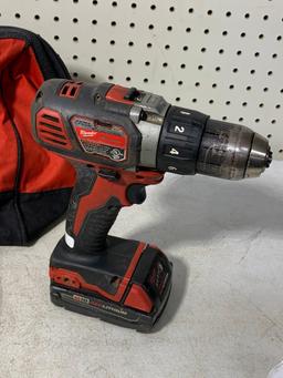 Milwaukee Drill, Impact Driver, Batteries & Charger