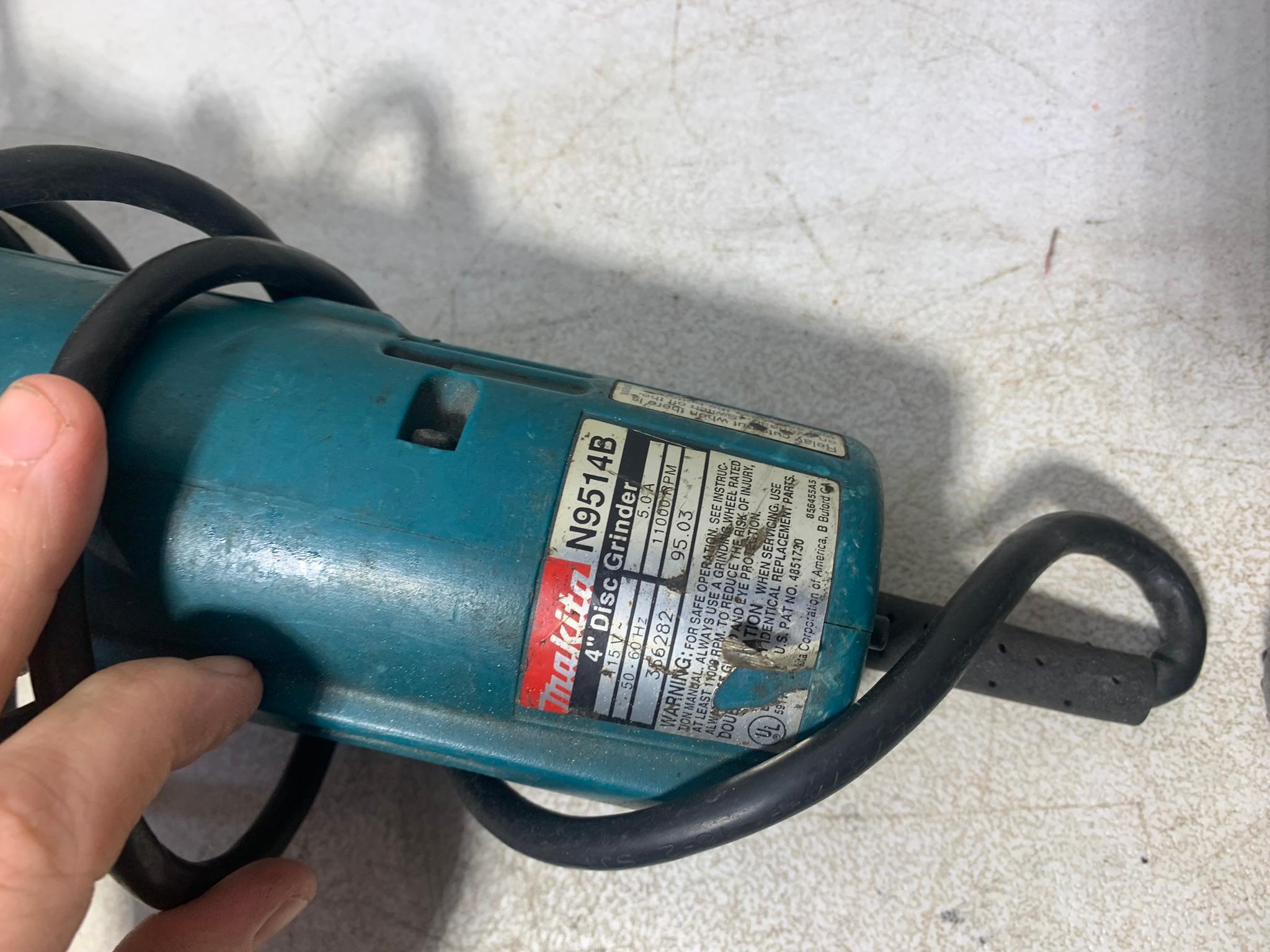 Uniweld Torch, Makita Angle Grinder & All Trade Grinder