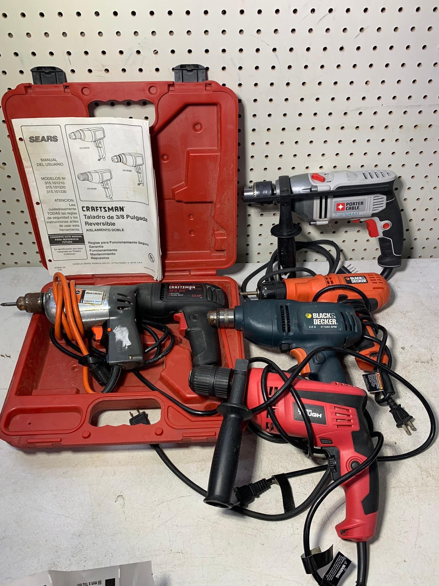 Makita Reciprocating Saw, Black & Decker Jig Saw, Dual Reciprocating Saw & Dewalt Sander