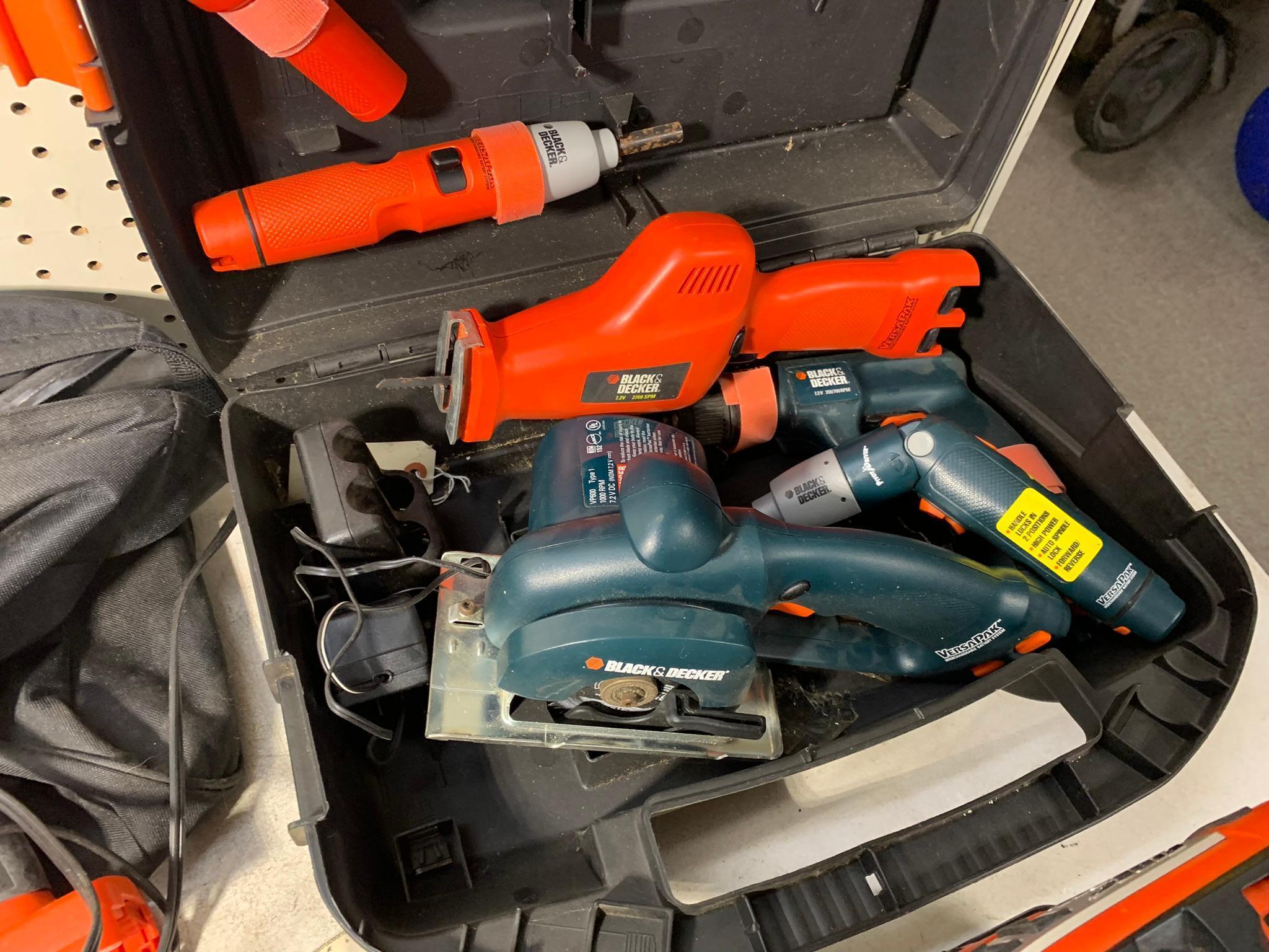 Group of Black & Decker Tools & Firestorm Tools