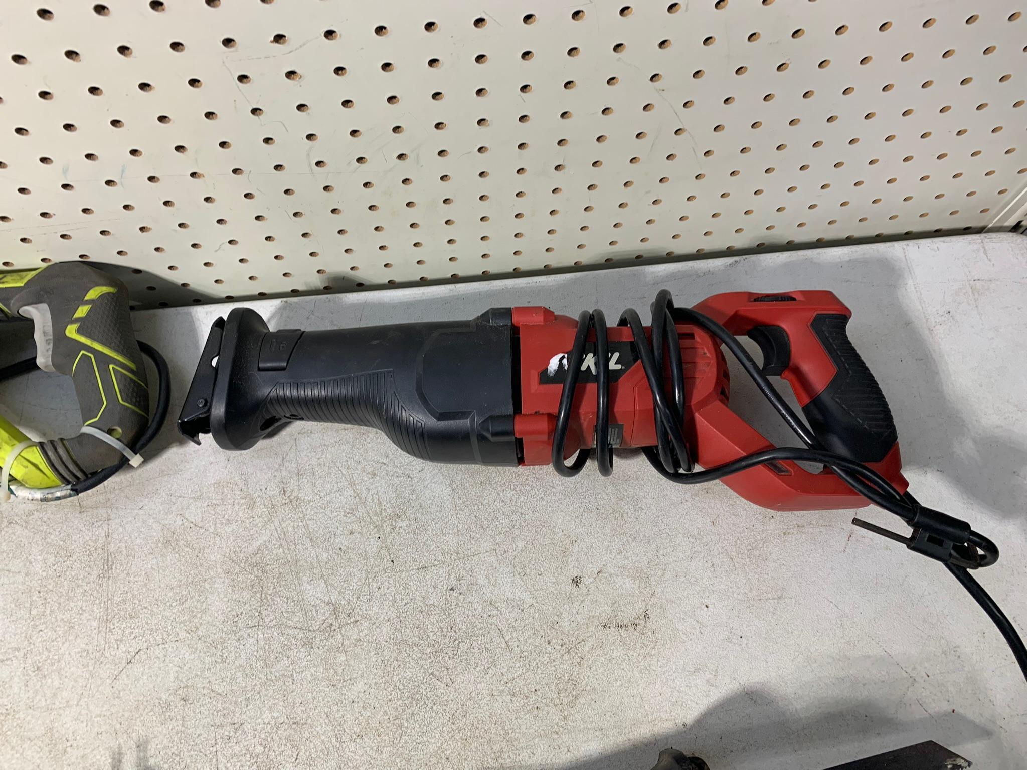 3 Reciprocating Saws including Ryobi & Skil