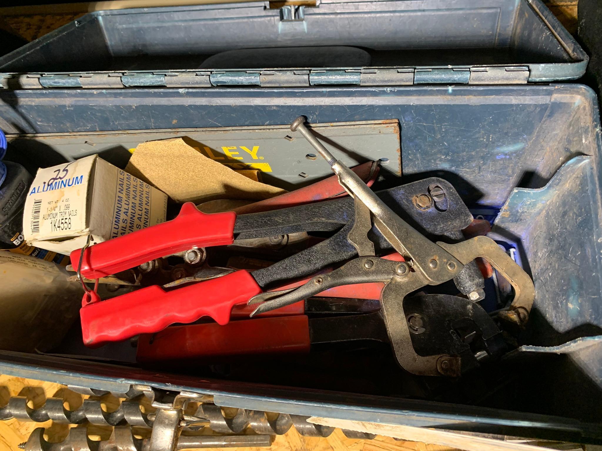 Large Group of Tools - Craftsman Tool Kit, Reciprocating Saw, Assorted Drill Bits, Screwdrivers &