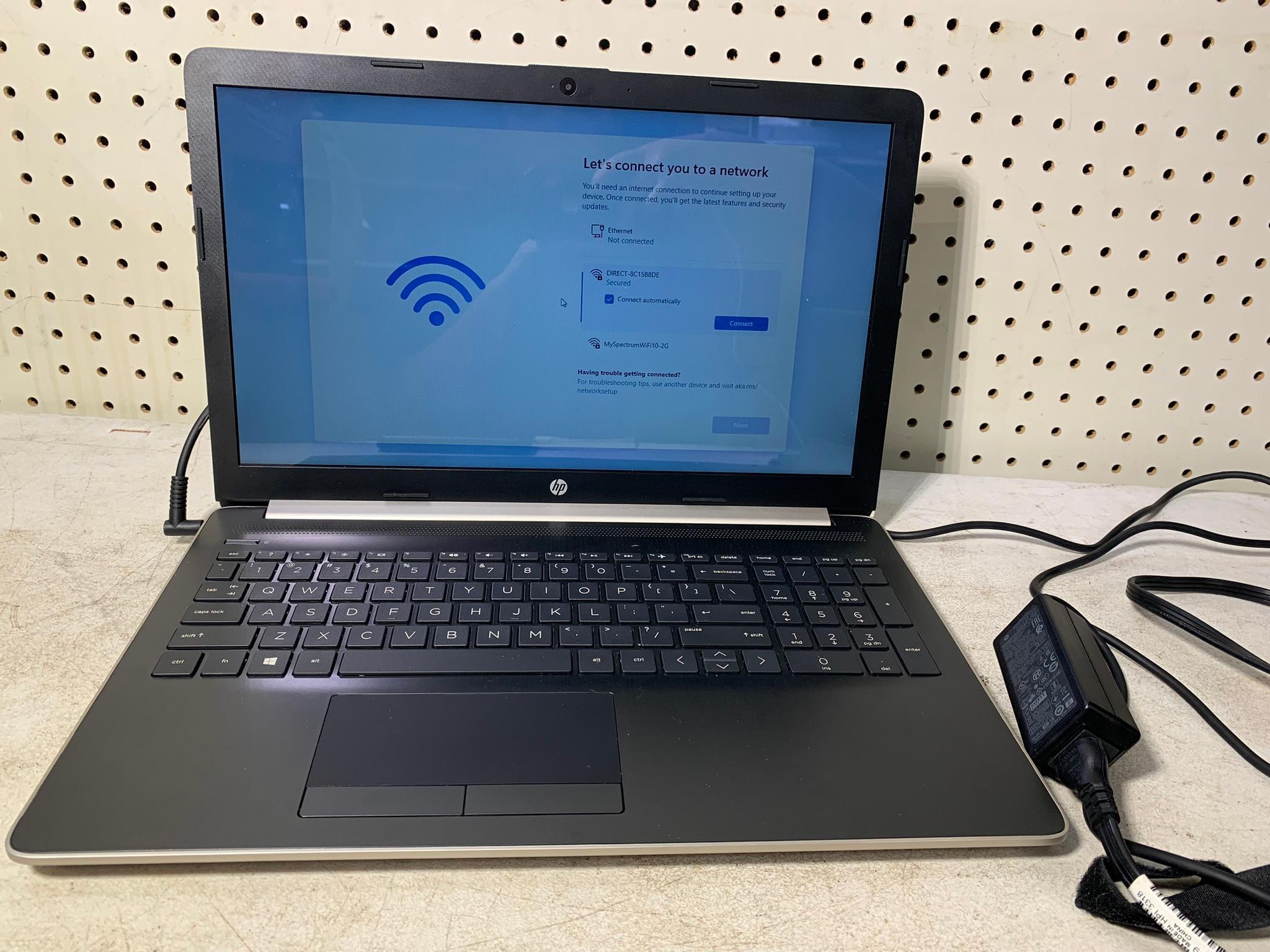 2 HP Laptops with Power Cords