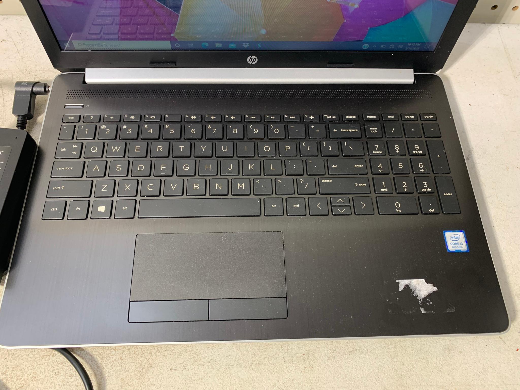 Hewlett Packard Laptop, 13-8130U, 2.2GHZ / 4.00GB, Windows 10,