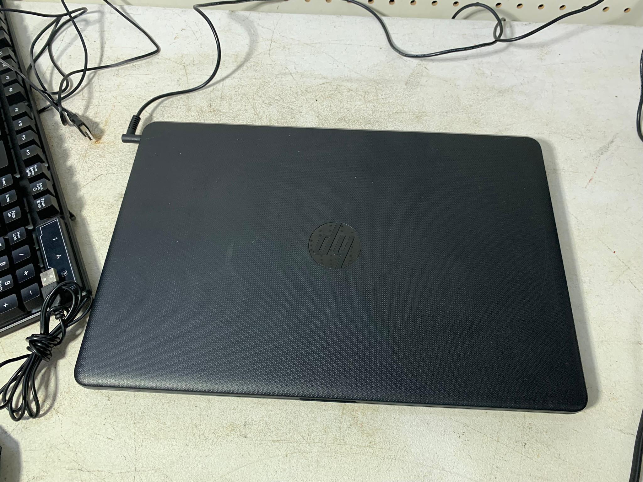 HP Laptop with Keyboard, Mouse & Power Cord